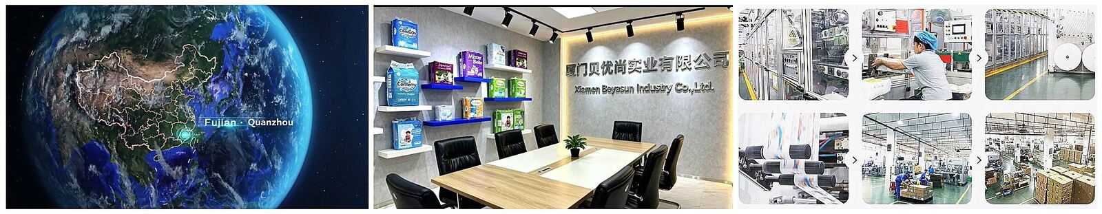 Beyasun Industrial Co.,Ltd ligne de production du fabricant