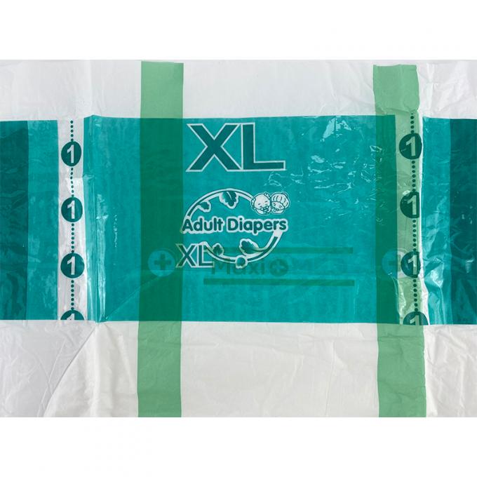 Super confortable couche jetable pour adultes avec film PE et caract&eacute;ristiques imprim&eacute;es caract&eacute;ristiques du ruban adh&eacute;sif PE 2