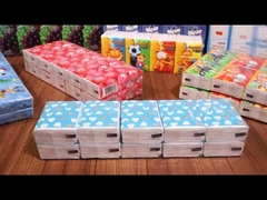 Paquet de mouchoirs de poche pour le voyage 3 épaisseurs 14gsm Texture ultra douce spéciale