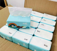 Papier à logo personnalisé 2 couches 3 couches serviettes pour le visage 1000 feuilles papier tissé 800 feuilles