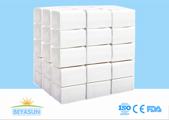 Papier tissé sur mesure en pâte de bois vierge Tissu facial ultra doux au prix de gros