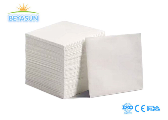 Produits alimentaires jetables papier imprimé en couleur solide serviettes 1/4 pli pour le dîner papier tissé