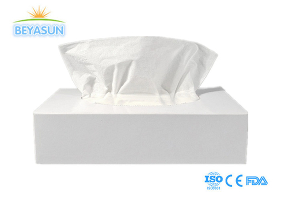OEM en gros Prix bon marché Tissu en papier en boîte de cube douce personnalisé 2 couches Tissu facial en pâte vierge en boîte blanche