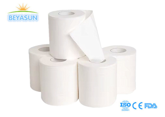 Rouleau enveloppé individuel Tissu toilette sanitaire pour ménage Tissu hygiénique en gros Papier toilette en bambou Pour papier de salle de bain