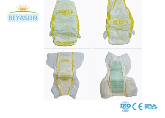 Couche pour bébé jetable sèche XL XXL taille douce respirante anti-fuite motifs super mignons unis