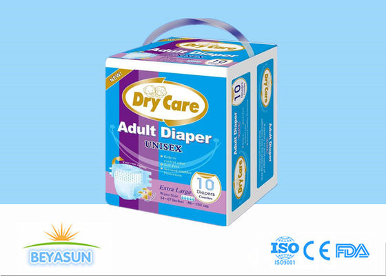 couches-culottes adultes de Backsheet de PE imprimées par prévention de la fuite 3D de grande taille