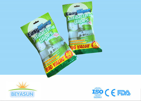 Nettoyage jetable de fourneau d'acier inoxydable de tissu humide non-tissé de cuisine de Microfiber